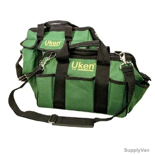 Uken Tool Bag, U8301, 14 Inch, Green/Black