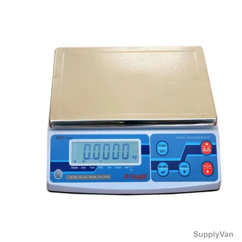 Eagle Precision Weighing Scale, Silver15, 15 Kg, Blue/Gold — image 1