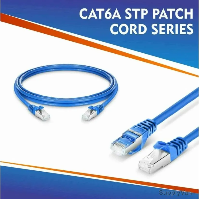 Fahad CAT6A STP Patch Cord, 6A3SBB03, 3 Mtrs Length, Blue