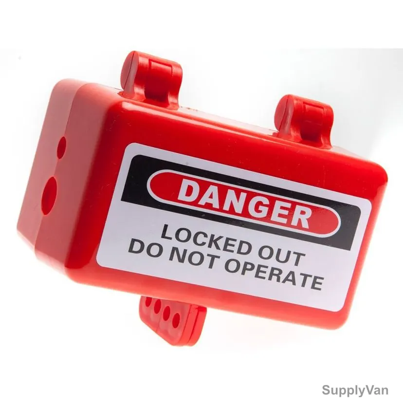 Electrical Plug Lockout, PLG-EP4H, 95 x 170MM, Red — image 1