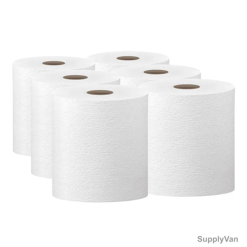 Swish Super Autocut Tissue Roll, Glue Laminated, 2 Ply, 1 Kg, 120 Mtrs length, 6 Pcs/Pack — image 1