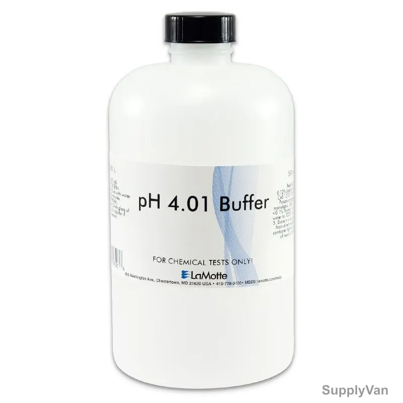 Lamotte Standardized pH Buffer Solution, 2866-L, 4.0 pH, 500ML