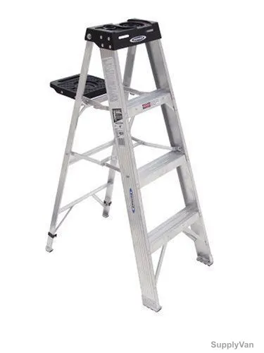 Altec Werner Step Ladder, 374, 4 Steps, 1.22 Mtrs, 140 Kg Weight Capacity