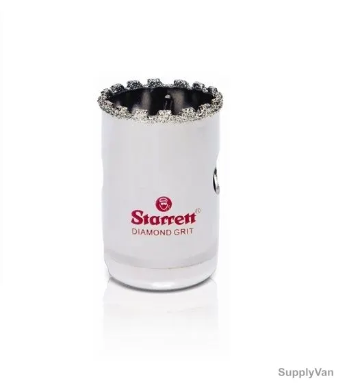Starrett Hole Saw, D0300, Diamond Coating, 76MM, White