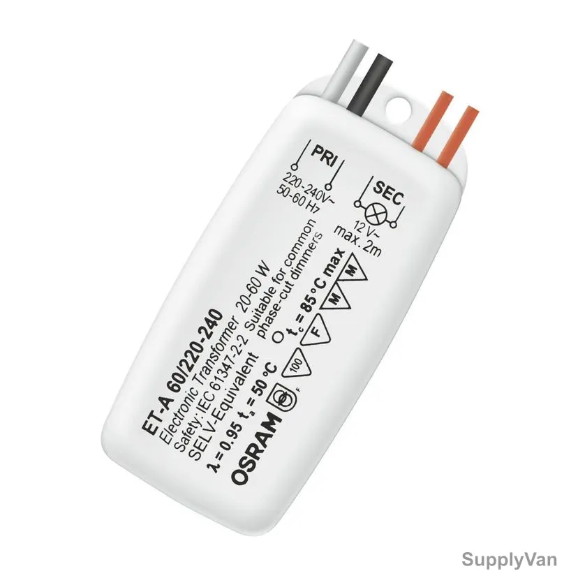 Osram Halogen Lamp Transformer, ET-A-60, 12V, 60W — image 1