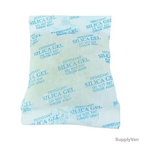A Grade Silica Gel, 10GM, White, 50 Pcs/Pack