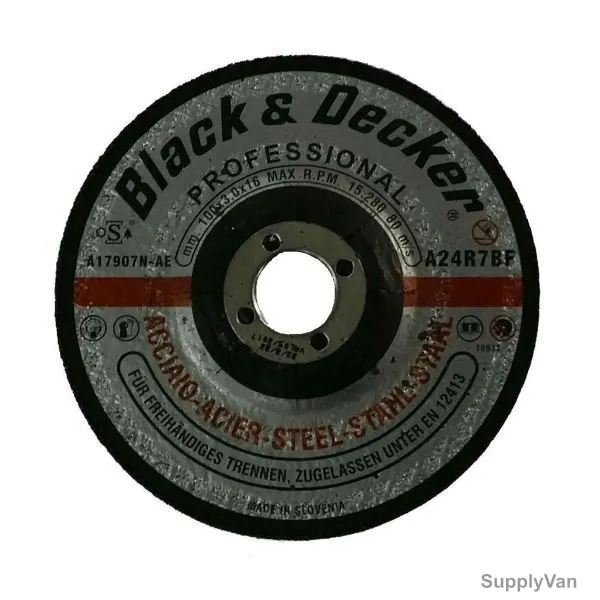 Dewalt Cutting Disc, A17907N-AE, A24R7BF, 100x16x3MM