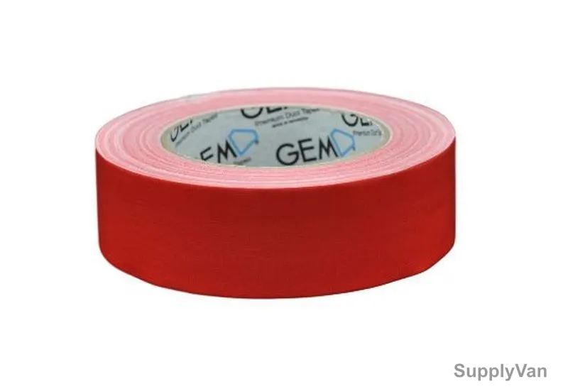 Gem Cloth Tape, GM-CT152580-RD, 25 Mtrs, Red