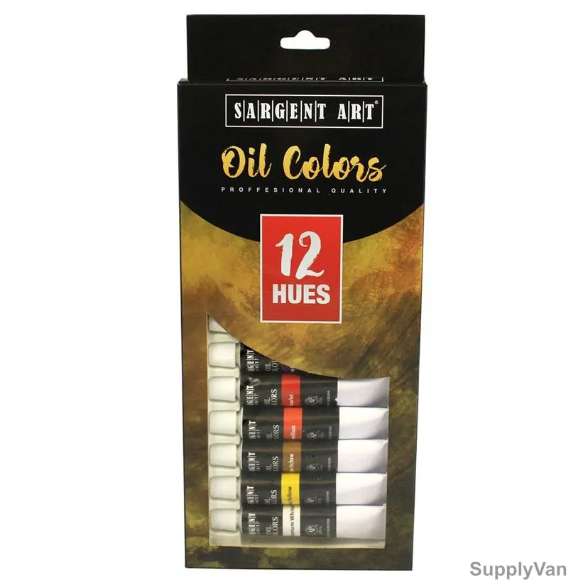 Sargent Art Premium Oil Tube Paint Set, SA23-0601, 12 Pcs/Set — image 1