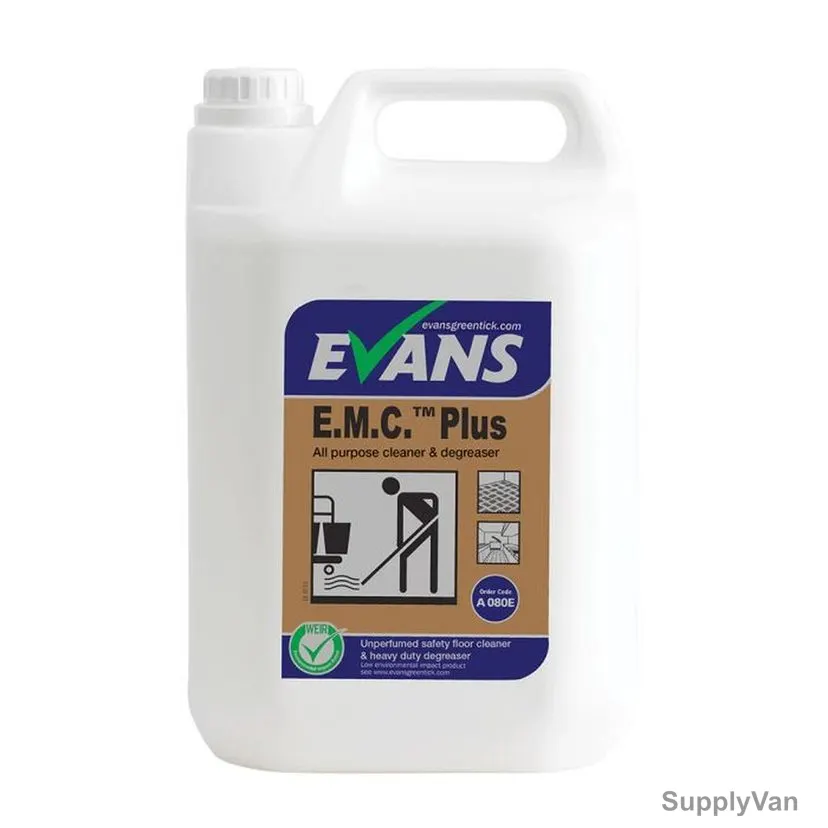 Evans EMC Plus All Purpose Cleaner and Degreaser, 5 Ltrs, 2 Pcs/Pack