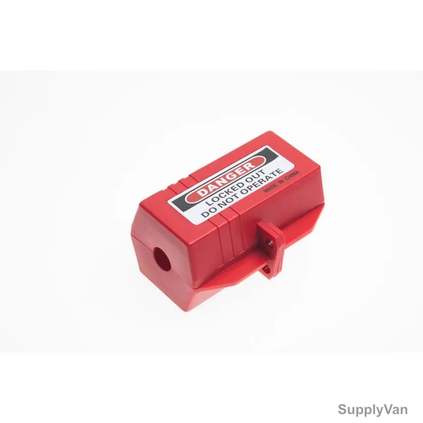 Electrical Plug Lockout, PLG-LRPM, 65 x 118MM, Red — image 1