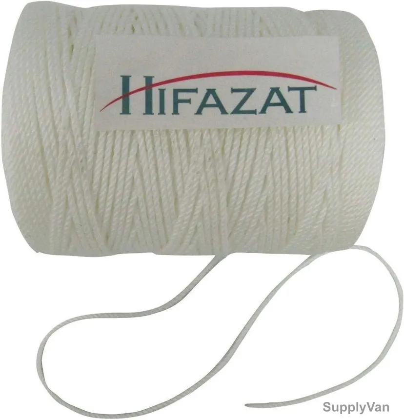 Hifazat Nylon Twine No. 24, SHGT-NT-W24, White, 200 g