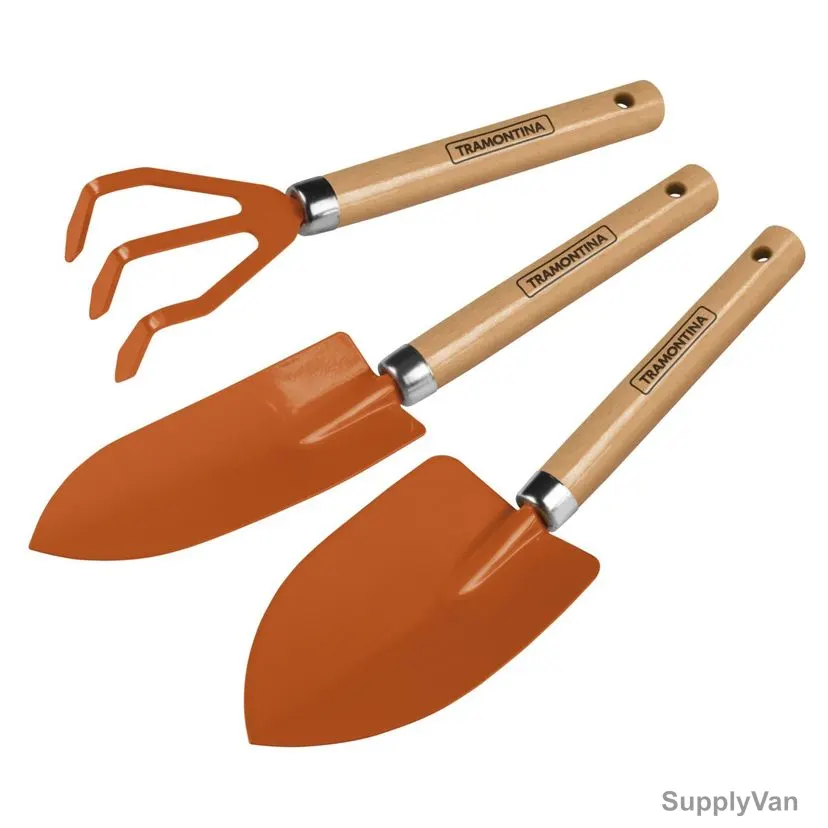 Tramontina Garden Tool Set, 78102801, Orange, 3 Pcs/Set — image 1