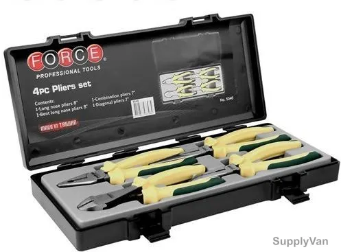 Force Moulded Grips Plier Set, 5046, 4 Pcs — image 1