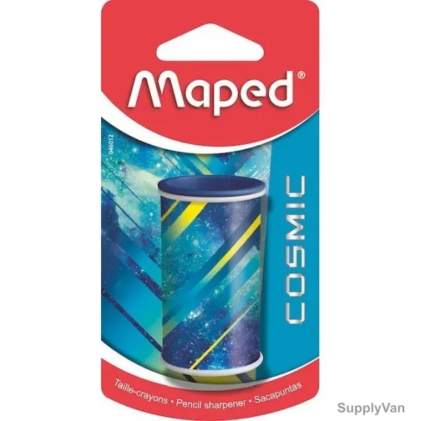 Maped Cosmic Teens Pencil Sharpener, MD-046012, 1 Hole, Blue