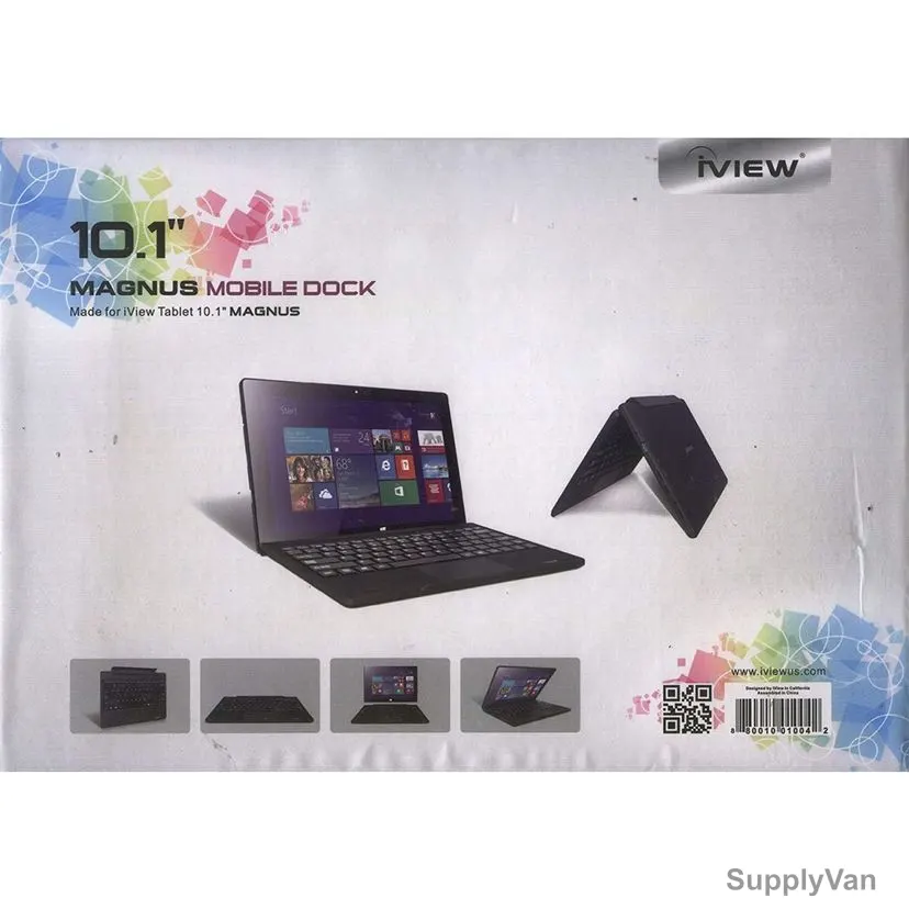 Iview Magnus Mobile Docking Keyboard, 10.1 Inch, Black — image 1
