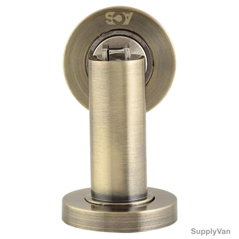 ACS Magnet Door Stopper, 5003-AB, Zinc, Antique Brass