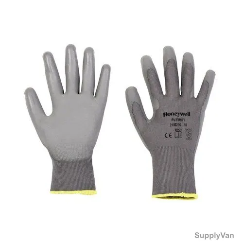 Honeywell Gloves, RNH, PU FIRST GREY, Size10, Grey, PK20