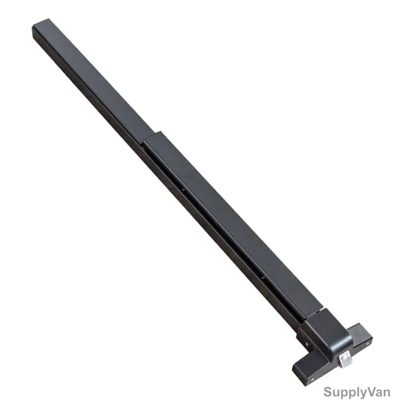 Dorfit Panic Exit Device, DT97-BK, Steel, 1400MM Door Width, 200 Kg Weight Capacity, Black — image 1