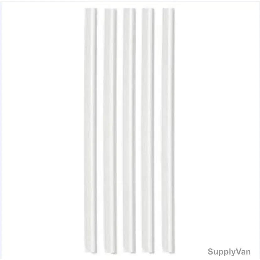 PSI Spine Binding Bar, PSBB06WH, Plastic, 60 Sheets, 6mm, White, 100 Pcs/Pack