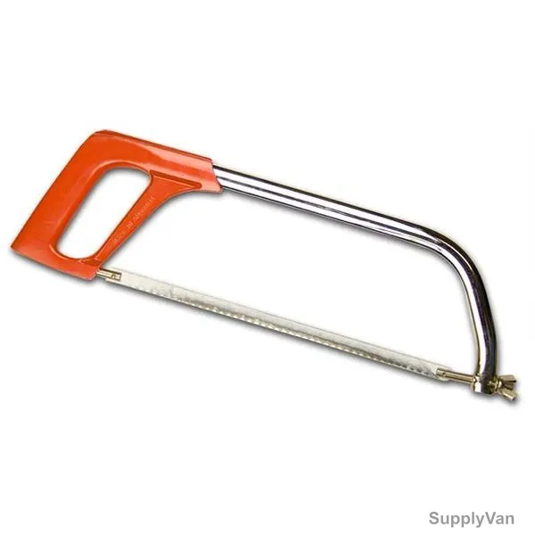 Ideal Heavy Duty Hacksaw Frame, Steel, Red/Silver