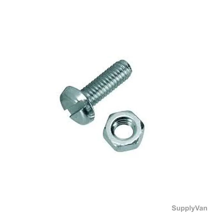 Normal Nut/Bolt and Washer Set, Steel, 10MM Thread Size