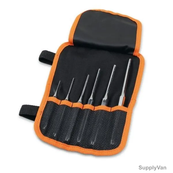 Beta Pin Punch With Roll Up Wallet, 000310024, 6 Pcs/Set
