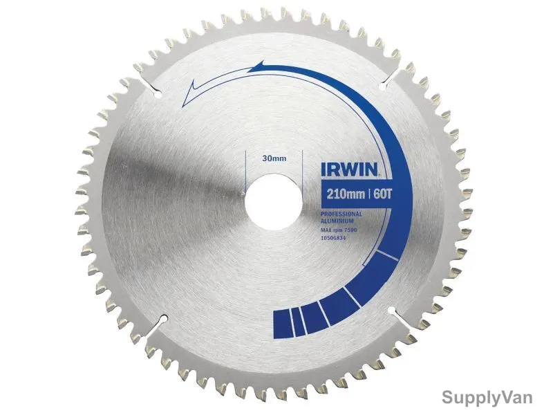 Irwin Circular Saw Blade, IRW10506834, 210x30mm, 60Teeth