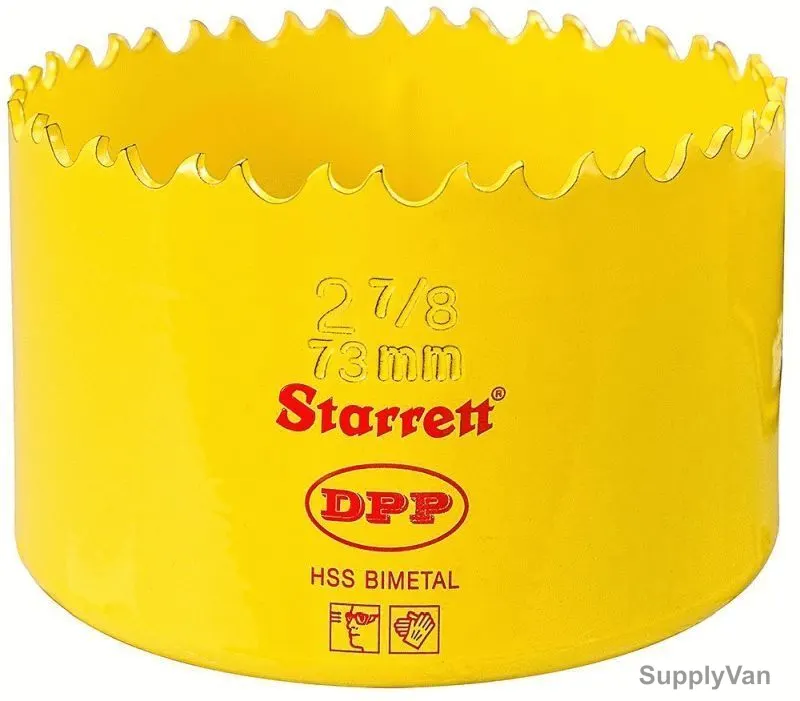 Starrett Dual Pitch Professional Hole Saw, DH0278, 73mm
