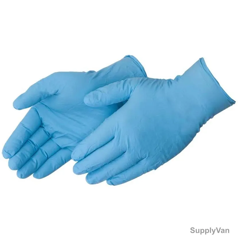 Uken Disposable Nitrile Gloves, U5021-10, Size 10, Blue, 100 Pcs/Pack