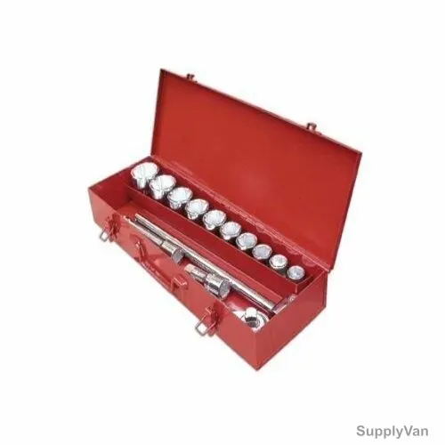 Ega Master Socket Wrench Set, 61861, 14 Pieces, CrV Steel, 12 Kg