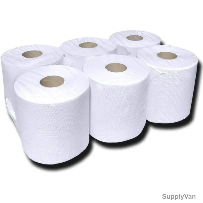 Swish Autocut Tissue Roll, 2 Ply, 650GM, White, 6 Pcs/Pack — image 1