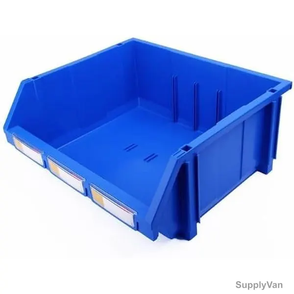Excellent Plastic Storage Bin, EP010, Polypropylene, 17.5CM Height x 42CM Width x 37CM Length, Blue