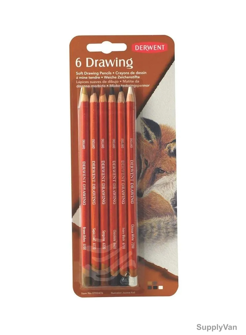 Derwent Drawing Pencil, RXL0700476, 100 Percentage Lightfast, Multicolor