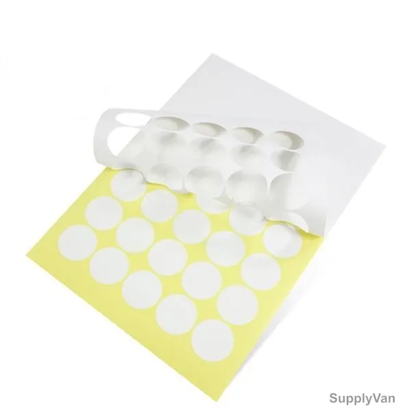 Self Adhesive Glossy Sticker Paper, 20 Sheets, 480 Labels, 4.5CM, White — image 1