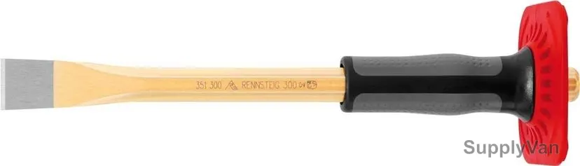 Rennsteig Mason's Chisel With Hand Guard, 351-250-1, 250MM, 10 Pcs/Pack
