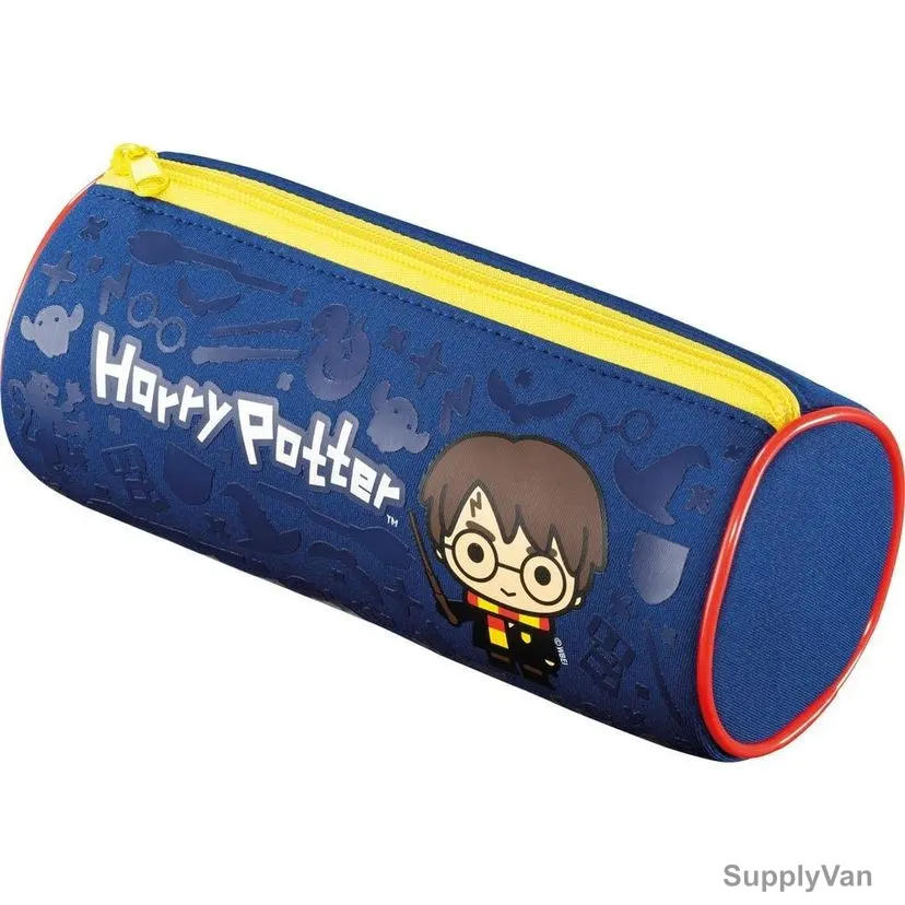 Maped Harry Potter Zipper Pencil Case, MD-934801, Neoprene, Blue