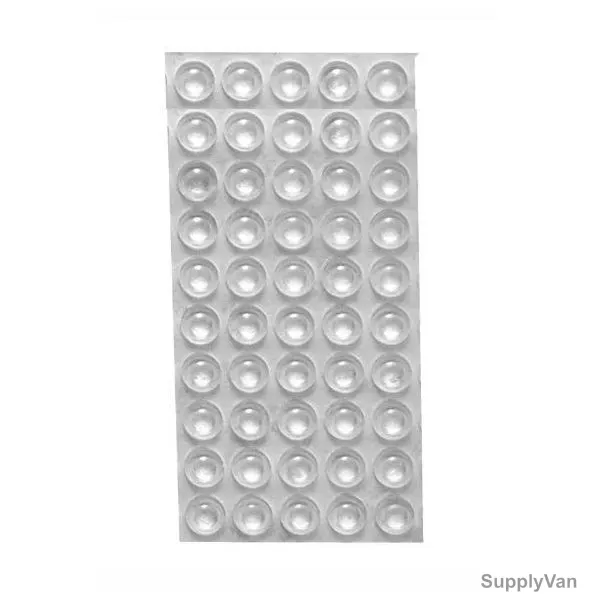Serviceit Door Bumper Damper, Clear, PK50