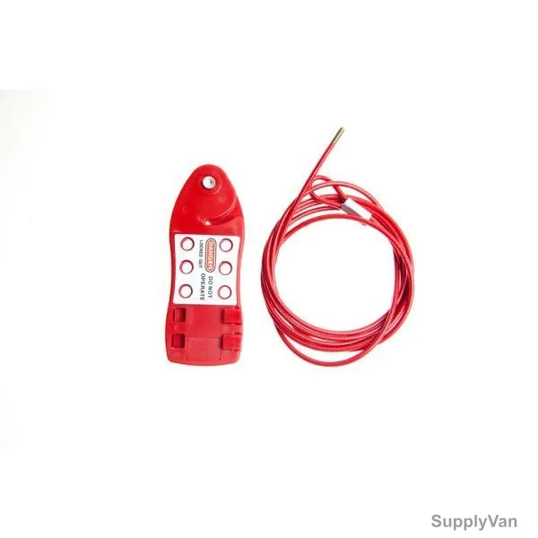 Cable Lockout, CL-FT-2MR, 5MM x 2 Mtrs, Red — image 1