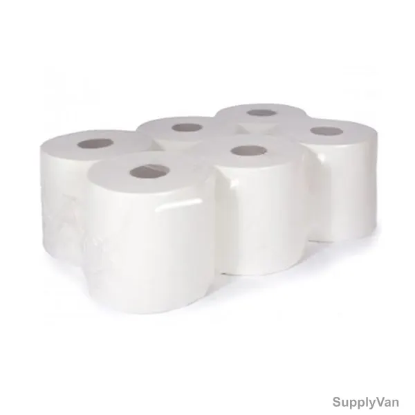 Intercare Commercial Perforated Maxi Roll, 2 Ply, 900 Sheets, 20CM Width x 110 Mtrs Length, 6 Roll/Pack