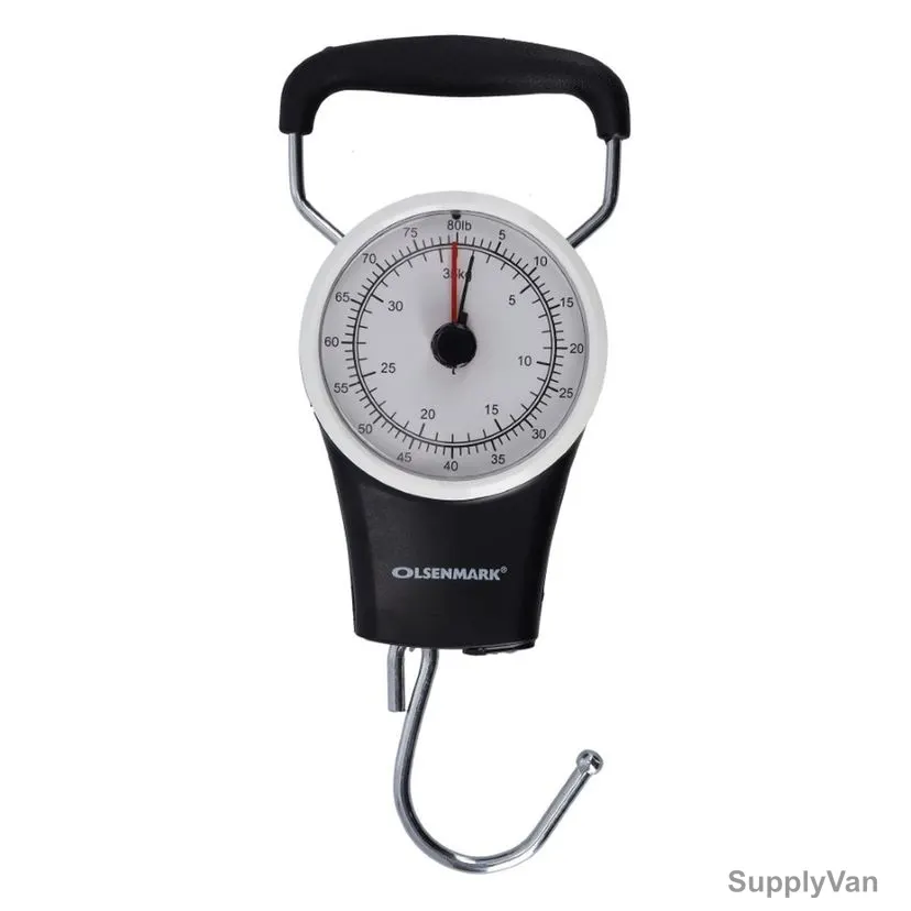 Olsenmark Large Screen Luggage Scale, OMLS2359, 35 Kg, Black — image 1