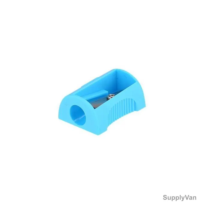 Deli Pencil Sharpener, E0531, 1 Hole, 8MM Hole Dia, Blue, 48 Pcs/Set