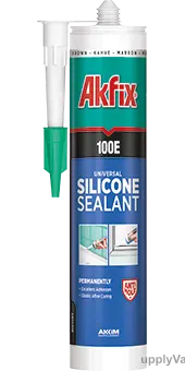 Akfix Universal Silicone Sealant, 100E, White
