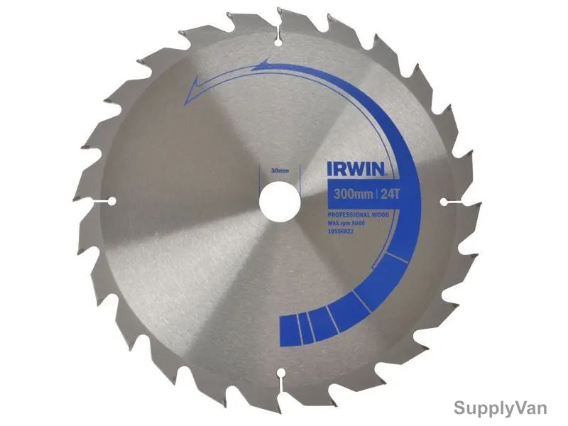 Irwin Circular Saw Blade, IRW10506822, 300x30mm, 24Teeth