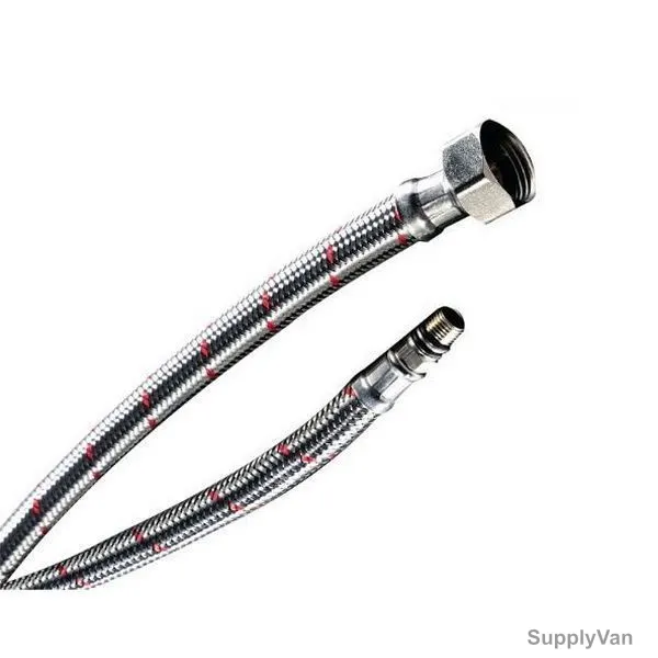 Faucet Connection Pipe, 60CM Length, 2 Pcs/Pack