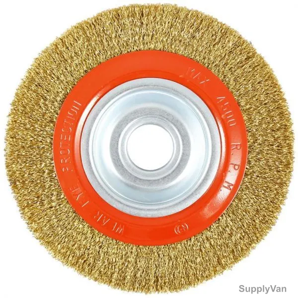 Hawk Wire Wheel Brush, 566061-3008, Crimped, 20x200MM