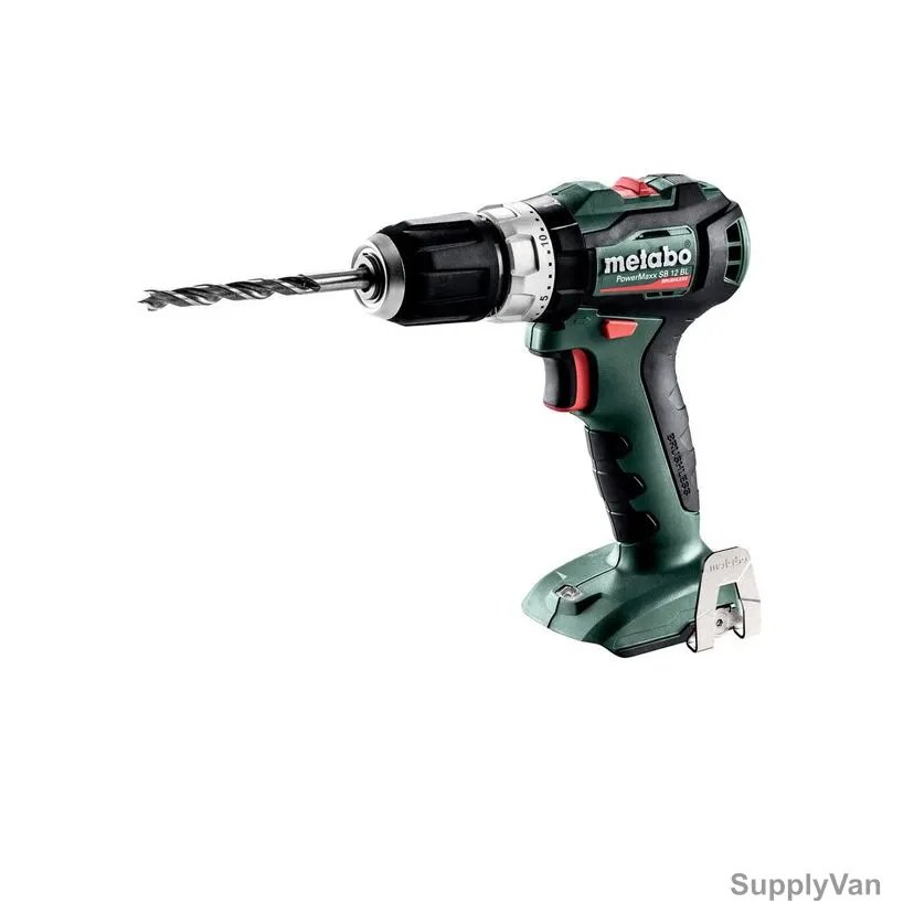 Metabo PowerMaxx Cordless Hammer Drill With Mataloc, SB-12-BL, 601077840, 12V
