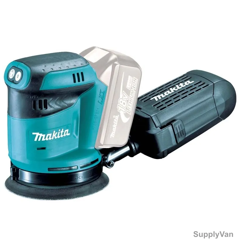 Makita Orbit Sander, DBO180Z, 11000 OPM, 125MM Paper, 18VDC