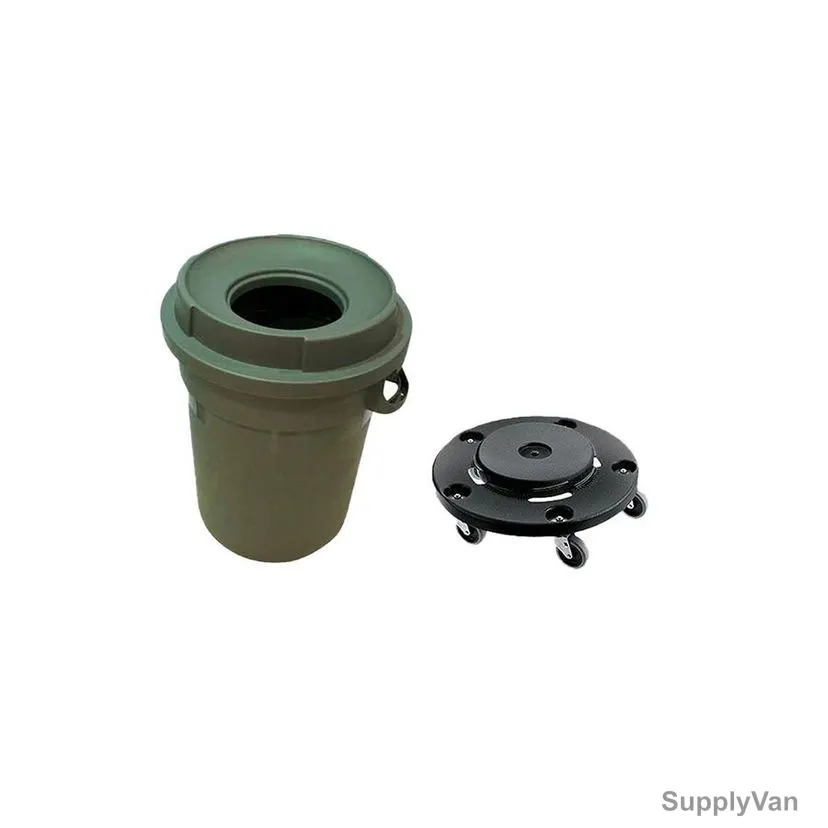 Akc Garbage Bin, GC13-80, Plastic, 80 Ltrs, Grey