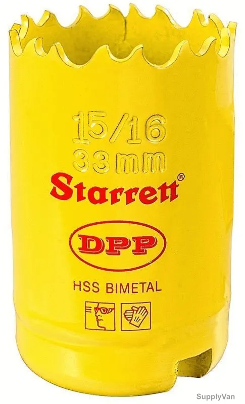Starrett Dual Pitch Professional Hole Saw, DH0156, 33mm